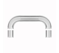 Double Row Ceiling Curtain Track, Modern Sliding Curtains Tracks Mount Top Mount Slide Curtain Rail for Studio Apartment Hospital Shared Bedroom White Grey(White,U-Shaped Windows)