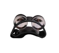 Double-row foot-bell drum， 2 Pcs Elliptical Drum Companion Hand Foot Jingle Tambourine Percussion Instruments Multicolor(Black)