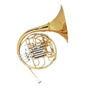 Double Row French Horn In B Flat Four Button Instrument With Removable Bell Professional French Horn