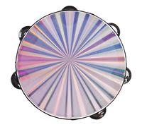 Double Row Jingle Radiant Tambourine Drum Band Accompaniment 8inch