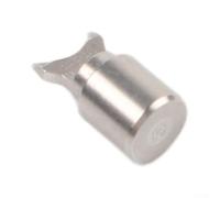 Double Row Line Guide for Daiwa 10000 Reel Steel Twist Shaft with Visual Teeth Design Square Thread for Heavy Duty Carp Fishing Saltwater Freshwater Anchor Trolling Silver 10cm