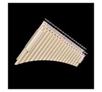 Double Row Xiao 12 Average Law 36 Tube Pan Flute Suitable For Beginners Chinese Pan Pipes (Color : 36 tubes off-white)