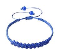 Double Rows Bracelets 4mm Tiger's Eye Stone Beads Bangles For Women Men Handmade Adjustable