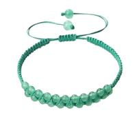 Double Rows Bracelets 4mm Tiger's Eye Stone Beads Bangles For Women Men Handmade Adjustable