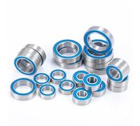 Double Rubber Seal For Tenacity For Truggy For SCT MT DB For Pro For Lasernut U4 1/10 RC Crawler Car Upgrade Parts 22Pcs Wheel Hub Bearing Steel
