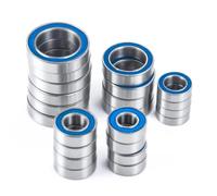 Double Rubber Seal For Tenacity For Truggy For SCT MT DB Pro For Lasernut U4 1/10 RC Crawler Car 22Pcs Wheel Hub Bearing Chrome Steel