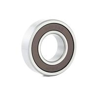 Double Rubber Sealed Ball Bearings 1pcs 6205RZ 25 * 52 * 15mm Deep Groove Ball Bearing