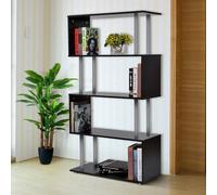 Double 'S' Shelving Unit - Black