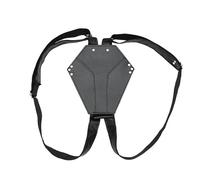 Double Saber Back Holder Strap - PU Leather Saber Sheath Holster | Śaber Sheath Holster | Adjustable Shoulder Straps, Sabers Storage Bag, Costume Accessory For Cosplay, Anime Peripheral Props