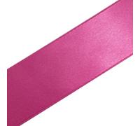 Double Satin Ribbon 38mm Wide 3 Metre Length (Raspberry)