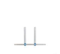 Double Scale Eyebrow Ruler for Perfect for symmetry Double Scale(BLACK)