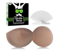 Double Scoop Women's Plus Size Lift & Support Bra Inserts D, DD, E, F Cup Sweet Peaches (Nude)