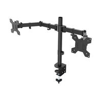 Double Screen Monitor Stand Computer Holder Rotatable Adjustable Free Standing For Consumer Electronics