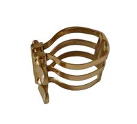 Double Screw Adjust Brasses Alto Saxophone Mouthpiece Ligature Clip Climp Saxophone Fastener Clip For Alto/Tenors