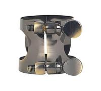 Double Screws Adjust Plated Alto Saxophone Mouthpiece Ligature Clip Clamp Fastener For Alto/Soprano Sax