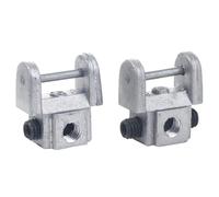 Double Scrollsaw Holder Rusts Resistant Stainless Steel Handsaw Clamps for Accurate Wood Cutting Projects Scrollsaw Upgrades Set