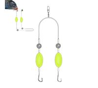 Double Seawater Hooks with 2 Hooks - Wels Assembly - Accessories for throwing Jiggen Crappie Fishing Hiking Travel with Family Friends