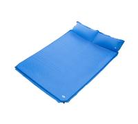 Double self-inflating mattress with pillow NILS Camp NC4060 Bleu 186x130x3 cm