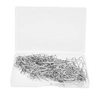 Double Sewing Pins, Hairpins Fork Pins, Sewing U Pins Simple 200pcs for Ribbon Ties 23mm-200 Pieces/Box (#1)
