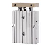 Double Shaft Rod Cylinder Small Pneumatic High Thrust TN10/16/20/25/32-15X50X70X100S Precision Smooth Operation(Stroke 150mm,Bore 10mm)