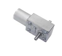 Double Shafts Worm Gear Motor High JGY-370 6V 12V 24V Electric Motor Reversed Self-Lock Dual Output Shaft(10rpm,24V)
