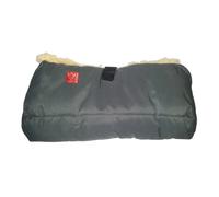 Double Sheepskin Hand Warmer Charcoal grey one size