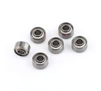 Double Shielded Ball Bearings 3x8x4mm 693ZZ, 10-Pack Miniature Bearings for Industrial, Robotics, RC Toys, and Model Applications