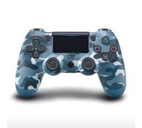 Double Shock 4 Wireless Controller Compatible For PS4, Blue Camouflage