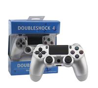 Double Shock 4 Wireless Controller Compatible For PS4, Silver