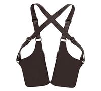 Double Shoulder Armpit Bag - 27.5x15.5cm Anti-Theft Underarm Shoulder Bag, Vest Style Chest Pack | Multiple Pockets Underarm Double Shoulders Bags For Dad For Boyfriend Woman Cell Phone Car Ke