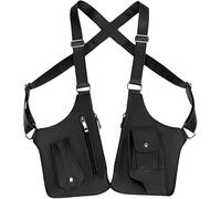 Double Shoulder Armpit Bag, Double Shoulder Armpit Bag for Men, Anti Theft Harness for Men(Black)