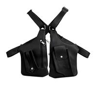 Double Shoulder Armpit Bag - Underarm Shoulder Bag | Adjustable Anti Theft Holster | Multi Pocket Armpit Holster | For Travel Work Passport School Money Running Hiking Motorcycle Phone Wallet
