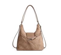 Double-Shoulder Bags W/Adjustable Straps for Travel Work School (Khaki)