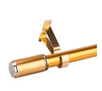 Double Shower Curtain Rod, Adjustable Aluminum 100-320cm, Smooth Gliding, Easy Installation, Indoor/Outdoor Use, Elegant d Finish (320cm: 160cm*2)