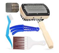 Double Side Air Vent Cleaning Brushes 4Pcs Set Lightweight Tool for Car Home Narrow Gaps Elimination Air Vent Cleaning Brush