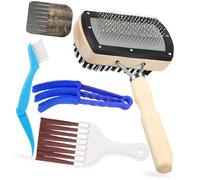 Double Side Air Vent Cleaning Brushes 4Pcs Set Lightweight Tool for Car Home Narrow Gaps Elimination Air Vent Cleaning Brush