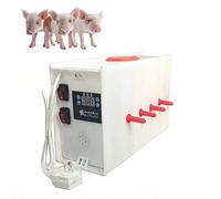 Double-Side Automatic Piglet Feeder,8/10/14 Nipples Constant Temperature Feeder,Smart Nipple Feeder with Sound Simulation & Double switch,for Sow Raising and Piglet Nursing(8heads)