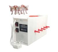 Double-Side Automatic Piglet Feeder,8/10/14 Nipples Constant Temperature Feeder,Smart Nipple Feeder with Sound Simulation & Double switch,for Sow Raising and Piglet Nursing(10heads)
