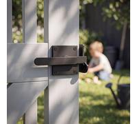 Double Side Gate Latch,Heavy Duty Garden Gate Locks for Wooden Gates