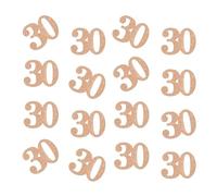 Double Side Glitter Rose Gold Paper Numbrer 30 Confetti 30 Paper Scatter Table Confetti for 30th Birthday Party 30th Anniversary Party Decoration, 100pcs