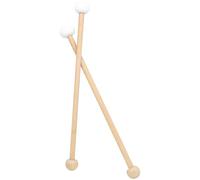 Double Side Practical Wood and Felt Drumsticks Standard Providing Suitable for Drummers Stage Double Headed Mallets