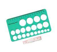 Double Side Silicone Nipple Rulers with Flange Gauges Set for Breast Pumps Sizing in Centimeters & Inches for New Mom Food Grade Silicone Nipple Gauges