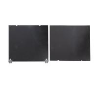 Double Side Texture PEI Build Plate Spring Steel Sheet with Soft Magnetic Base Screw Hole Compatible with K1 Maximum 3D Printers High Temperature Up to 200℃ Black 315x310mm
