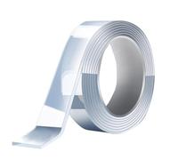 Double Sided Adhesive - Bonding Tape, Dual Adhesive Tape | Transparent Sticky Roll Adhesive, Removable Mounting Double Adhesive Tape, Anti-Slip Dual Adhesive Strip for Walls Tiles Ceramics Wood