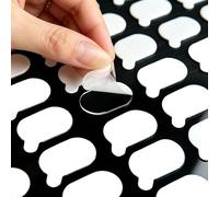 Double-Sided Adhesive Dots with Easy-Peel Tabs (400 Pack) - Removable Clear Gel Glue Dots for Posters, Wall Decor, Photos & Crafts - Strong, Residue-Free Mounting Putty for Home, Office, Classroom
