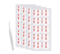 Double Sided Adhesive Pads 40 PCS 25mm × 25mm 0.6mm Thick 4930 White Square | Heavy Duty, Sticky Mounting, Strong Adhesive, Foam Tape for Car Décor Home Office Logos