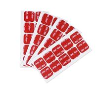 Double Sided Adhesive Pads 40 PCS 25mm × 25mm 0.6mm Thick 5925 Black Square | Heavy Duty, Sticky Mounting, Strong Adhesive, Foam Tape for Car Décor Home Office Logos