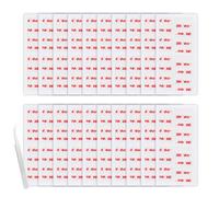 Double Sided Adhesive Pads 40 PCS 50mm × 50mm 0.6mm Thick 4930 White Square | Heavy Duty, Sticky Mounting, Strong Adhesive, Foam Tape for Car Décor Home Office Logos