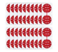 Double Sided Adhesive Pads 40 PCS Dia. 50mm 0.6mm Thick 5925 Black Round | Heavy Duty, Sticky Mounting, Strong Adhesive, Foam Tape for Car Décor Home Office Logos