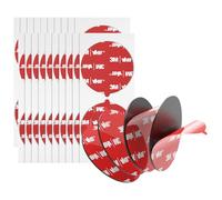 Double Sided Adhesive Pads Compatible with 3M Heavy Duty VHB 50MM Diameter 0.6MM Thick 40 PCS Black 5925 Round Sticky Mounting Foam Tape Strong Adhesive for Car Décor Home Office Logos